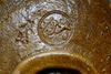 Ohi Choraku (1902-1991) Vintage tea bowl in ohi ware #4099