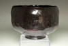 Raku 14th Kakunyu 'kuro raku chawan' black glazed tea bowl #4116