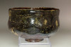 Kato Sekishun (1870-1943) 'Tatsuta-nishiki' glazed raku tea bowl #4128