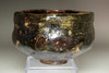 Kato Sekishun (1870-1943) 'Tatsuta-nishiki' glazed raku tea bowl #4128