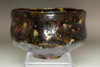 Kato Sekishun (1870-1943) 'Tatsuta-nishiki' glazed raku tea bowl #4128