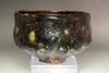 Kato Sekishun (1870-1943) 'Tatsuta-nishiki' glazed raku tea bowl #4128