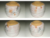 Kato Takeshi 'shino chawan' vintage glazed tea bowl #4142