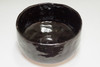 Raku 14th Kakunyu 'kuro raku chawan' black glazed tea bowl #4173