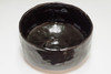 Raku 14th Kakunyu 'kuro raku chawan' black glazed tea bowl #4173