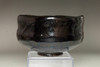 12th Raku Konyu (1857-1932) Antique kuro-raku tea bowl #4200