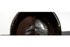 12th Raku Konyu (1857-1932) Antique kuro-raku tea bowl #4200
