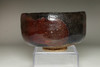 9th Raku Rynyu (1756-1834) Antique tea kuro-raku bowl #4214