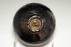 3rd Raku Donyu (Nonko) (1599-1656) Antique Kuro-raku teabowl #4228