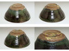 Kato Shuntai (1802-1877) Antique Oribe pottery tea bowl #4233