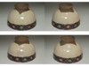 Nonomura Ninsei (1648-1690) Antique Kyo pottery teabowl #4234