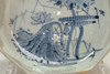 Nonomura Ninsei (1648-1690) Blue and white pottery dish plate #4238