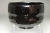 4th Raku - Ichinyu (1640-1696) small kuro-raku tea bowl #4246