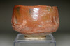 Raku Kichizaemon 10th Tannyu (1795-1854) small Antique aka-raku tea bowl #4249