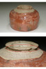 Raku Kichizaemon 10th Tannyu (1795-1854) small Antique aka-raku tea bowl #4249