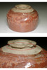 Raku Kichizaemon 10th Tannyu (1795-1854) small Antique aka-raku tea bowl #4249
