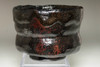 5th Raku - Sonyu (1664-1716) Antique kuro-raku tea bowl #4259