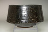 Antique Tokugawa mark oribe ware teabowl #4275