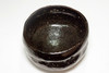 Raku 10th Tannyu (1795-1854) Antique kuro-raku tea bowl #4287