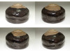 Raku 10th Tannyu (1795-1854) Antique kuro-raku tea bowl #4287