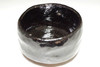 Raku 9th Ryonyu (1756-1834) Antique kuro-raku tea bowl #4312