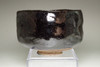 Raku 9th Ryonyu (1756-1834) Antique kuro-raku tea bowl #4312