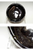 Raku 9th Ryonyu (1756-1834) Antique kuro-raku tea bowl #4312