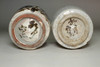 Arakawa Toyozo (1894-1985) Vintage painted pottery teacups #4325