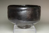 Raku 2nd Jokei (1561-1635) Antique kuro-raku teabowl #4330
