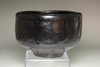 Raku 2nd Jokei (1561-1635) Antique kuro-raku teabowl #4330