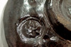 Raku 2nd Jokei (1561-1635) Antique kuro-raku teabowl #4330