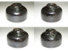 Raku 2nd Jokei (1561-1635) Antique kuro-raku teabowl #4330