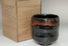 sale: 18c Antique kuro-raku tea bowl