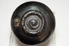 18c Antique kuro-raku tea bowl #4347