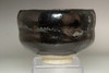 Sasaki Shoraku (1944- ) Vintage kuro-raku teabowl #4352