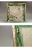 Ogata Kenzan (1663-1743) Antique square painted plate #4361