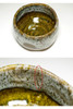 Iwamura Yoshio (1925-1987) Amber green glazed tea bowl in Ohi ware #4419