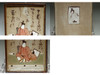 Ogata Kenzan (1663-1743) Set of  2 antique Hyakunin-Isshu karuta plates #4426