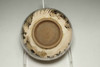 Ogata Kanzan (1663-1743) Antique  iron graze painted teabowl #4461