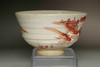 Aoki Mokubei (1767-1833) Antique red painted teabowl #4462