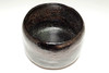 Kuro-raku teabowl made of crushed Kamogawa stone #4466