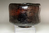 Kuro-raku teabowl made of crushed Kamogawa stone #4466