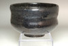 Raku 3rd Donyu (Nonko) (1599-1656) Antique kuro-raku tea bowl #4496