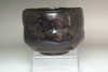 3rd Raku Donyu (Nonko) (1599-1656) Antique kuro-raku tea bowl #4588