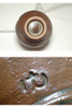 Matsuzaki Ken (1950- )  Set of 2 vintage mashiko pottery teacups #4637