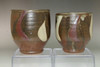 Matsuzaki Ken (1950- )  Set of 2 vintage mashiko pottery teacups #4637