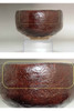 sale:  Antique kuro-raku pottery teabowl 