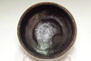 Antique kuro-raku pottery teabowl #4672