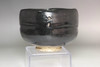 Raku 9th Ryonyu (1756-1834) Antique kuro-raku tea bowl #4745