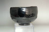 Raku 9th Ryonyu (1756-1834) Antique kuro-raku tea bowl #4750